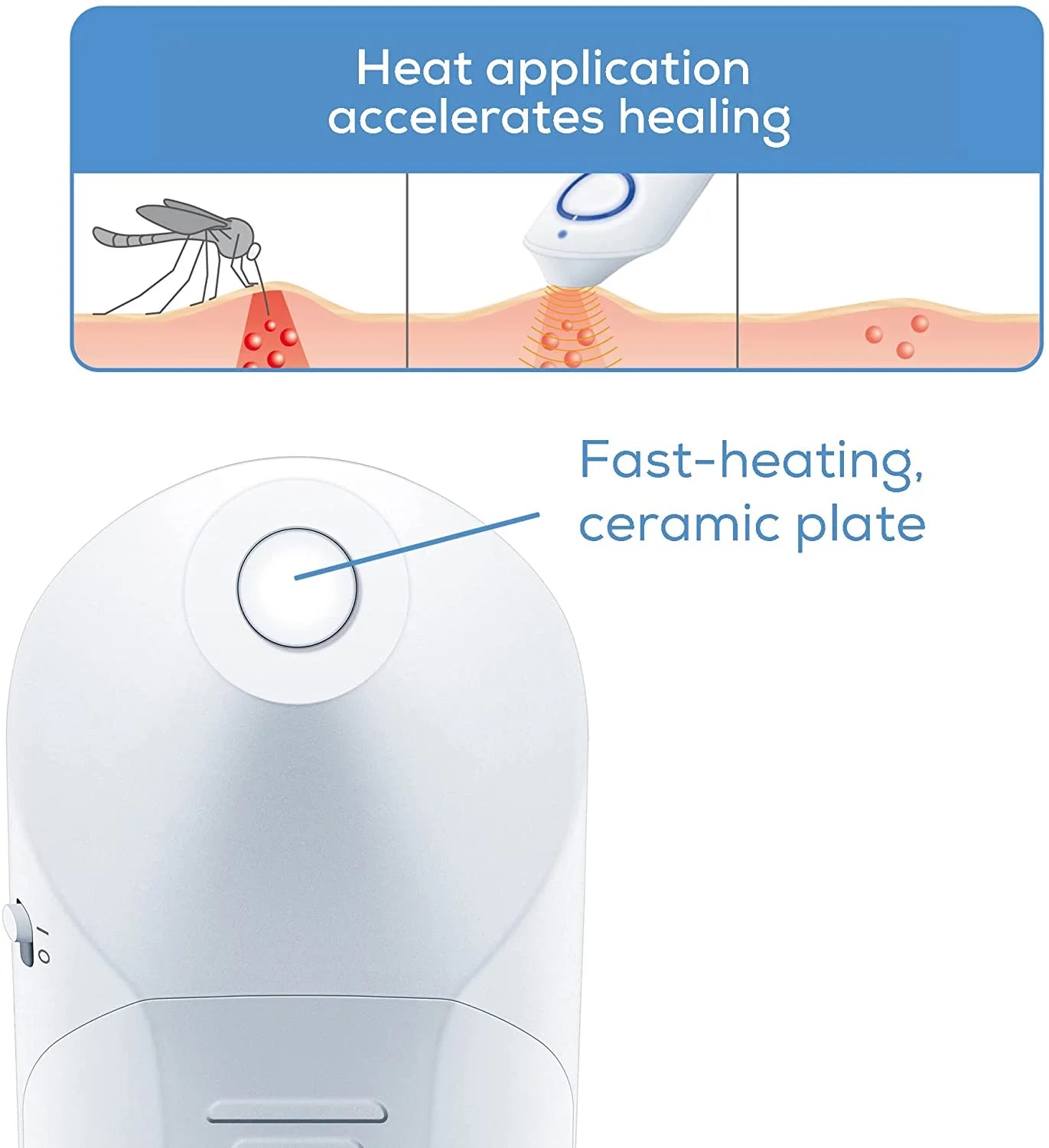 Insect Bite Healer Device, Natural Bug Bite Itch Relief, BR60